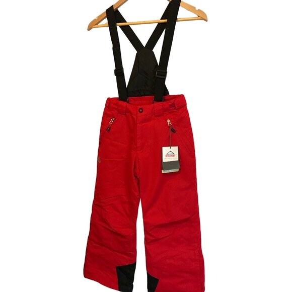 Snow Pants RED MCKINLEY SIZE 10 Large Snow speed Ski Waterproof Warm TEENS